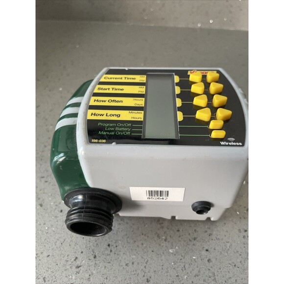 Vigoro 196-036 Wireless Electronic Lawn Hose Water Watering Timer - 6 Cycles - Picture 2 of 5